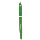 SCARCE 1929 SHEAFFER JADE GREEN STANDARD SIZE RING TOP BALANCE FOUNTAIN PEN RESTORED OFFERED BY ANTIQUE DIGGER