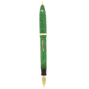SCARCE 1929 SHEAFFER JADE GREEN STANDARD SIZE RING TOP BALANCE FOUNTAIN PEN RESTORED OFFERED BY ANTIQUE DIGGER
