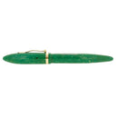 CIRCA 1929 SHEAFFER 1ST YEAR OVERSIZE JADE GREEN BALANCE FOUNTAIN PEN RESTORED OFFERED BY ANTIQUE DIGGER