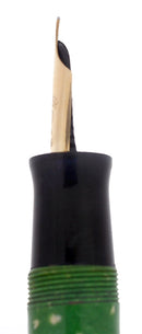 RARE C1930 OVERSIZED CARTER'S STREAMLINE JADE FOUNTAIN PEN RESTORED OFFERED BY ANTIQUE DIGGER