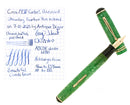 RARE C1930 OVERSIZED CARTER'S STREAMLINE JADE FOUNTAIN PEN RESTORED OFFERED BY ANTIQUE DIGGER