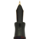 C1930S CARTER'S MOTTLED RED STANDARD STREAMLINE FOUNTAIN PEN RESTORED OFFERED BY ANTIQUE DIGGER