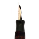 C1930S CARTER'S MOTTLED RED STANDARD STREAMLINE FOUNTAIN PEN RESTORED OFFERED BY ANTIQUE DIGGER