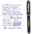 RARE C1930S OVERSIZED CARTER'S STREAMLINE BLUE MARBLED FOUNTAIN PEN RESTORED OFFERED BY ANTIQUE DIGGER