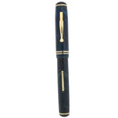 RARE C1930S OVERSIZED CARTER'S STREAMLINE BLUE MARBLED FOUNTAIN PEN RESTORED OFFERED BY ANTIQUE DIGGER