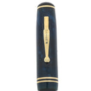 RARE C1930S OVERSIZED CARTER'S STREAMLINE BLUE MARBLED FOUNTAIN PEN RESTORED OFFERED BY ANTIQUE DIGGER