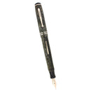 C1930S CARTER'S GREY STRIATED STREAMLINE STANDARD FOUNTAIN PEN RESTORED OFFERED BY ANTIQUE DIGGER