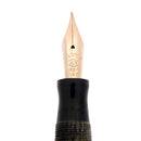 C1930S CARTER'S GREY STRIATED STREAMLINE STANDARD FOUNTAIN PEN RESTORED OFFERED BY ANTIQUE DIGGER