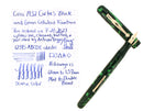 C1932 CARTER'S GREEN & BLACK CELLULOID FOUNTAIN PEN RESTORED  OFFERED BY ANTIQUE DIGGER