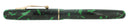 C1932 CARTER'S GREEN & BLACK CELLULOID FOUNTAIN PEN RESTORED  OFFERED BY ANTIQUE DIGGER