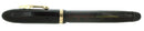 CIRCA 1932 CONKLIN OVERSIZE NOZAC BLACK 7M WORD GAUGE V-LINE BARREL FOUNTAIN PEN RESTORED OFFERED BY ANTIQUE DIGGER