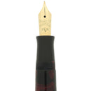 1932 PARKER SENIOR STREAMLINE DUOFOLD BURGUNDY BLACK FOUNTAIN PEN RESTORED OFFERED BY ANTIQUE DIGGER