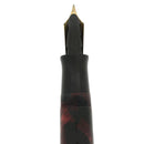1932 PARKER SENIOR STREAMLINE DUOFOLD BURGUNDY BLACK FOUNTAIN PEN RESTORED OFFERED BY ANTIQUE DIGGER