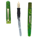 CIRCA 1932 WAHL EVERSHARP EQUIPOISED JADE FOUNTAIN PEN RESTORED OFFERED BY ANTIQUE DIGGER