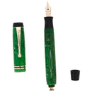 CIRCA 1933 PARKER DUOFOLD JR STREAMLINE JADE FOUNTAIN PEN RESTORED NEAR MINT OFFERED BY ANTIQUE DIGGER