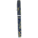 1933 WATERMAN 32 BLUE & CREAM CELLULOID 14K SEMI-FLEX NIB FOUNTAIN PEN RESTORED OFFERED BY ANTIQUE DIGGER