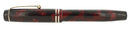 C1934 PARKER JR STREAMLINE DUOFOLD BURGUNDY BLACK FOUNTAIN PEN RESTORED OFFERED BY ANTIQUE DIGGER