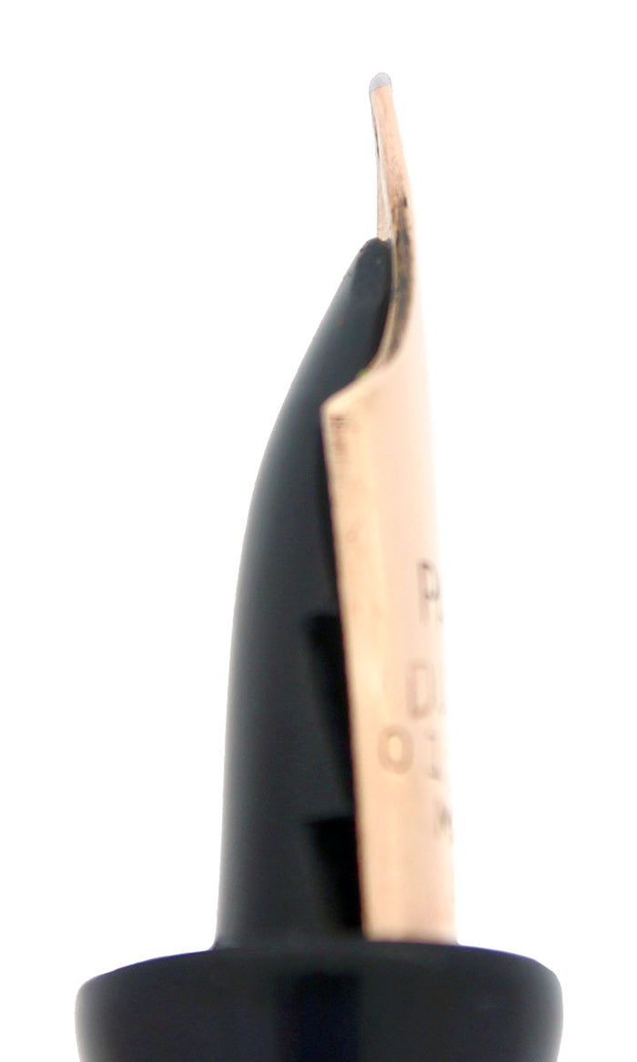 1934 PARKER ORANGE DUOFOLD SENIOR STREAMLINE FOUNTAIN PEN & PENCIL SET