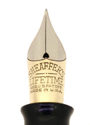 SCARCE C1934 SHEAFFER SHORTY BALANCE MARINE GREEN AUTOGRAPH FOUNTAIN PEN RESTORED OFFERED BY ANTIQUE DIGGER