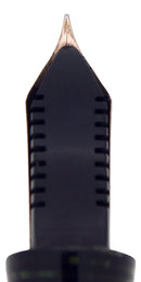 1935 PARKER VACUMATIC OVERSIZE EMERALD PEARL DOUBLE JEWEL FOUNTAIN PEN RESTORED OFFERED BY ANTIQUE DIGGER