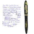 1935 SHEAFFER WHITE DOT OVERSIZE BALANCE MARINE GREEN FOUNTAIN PEN RESTORED OFFERED BY ANTIQUE DIGGER