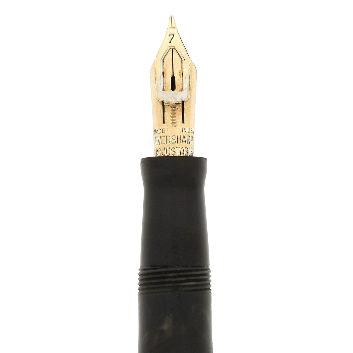 1935 WAHL EVERSHARP DORIC BURMA PEARL #7 ADJUSTABLE NIB FOUNTAIN PEN R