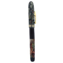 CIRCA 1936 CONKLIN NOZAC GREY & RED MARBLED FOUNTAIN PEN RESTORED OFFERED BY ANTIQUE DIGGER