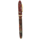 CIRCA 1936 CONKLIN NOZAC RED PEARL PISTON FILLER FOUNTAIN PEN RESTORED OFFERED BY ANTIQUE DIGGER