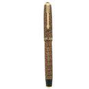 1936 PARKER GOLDEN WEB DOUBLE JEWEL VACUMATIC FOUNTAIN PEN RESTORED OFFERED BY ANTIQUE DIGGER