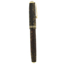 1936 PARKER VACUMATIC OVERSIZE GOLDEN PEARL DOUBLE JEWEL FOUNTAIN PEN RESTORED OFFERED BY ANTIQUE DIGGER