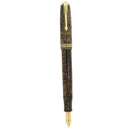 1936 PARKER VACUMATIC OVERSIZE GOLDEN PEARL DOUBLE JEWEL FOUNTAIN PEN RESTORED OFFERED BY ANTIQUE DIGGER