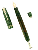 1936 PARKER VACUMATIC SENIOR EMERALD PEARL FOUNTAIN PEN SCARCE OFFERED BY ANTIQUE DIGGER