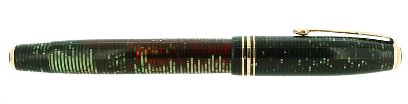 1936 PARKER VACUMATIC SENIOR EMERALD PEARL FOUNTAIN PEN SCARCE OFFERED BY ANTIQUE DIGGER