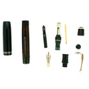 RARE 1936 PARKER VACUMATIC RETICULATED WEB DOUBLE JEWEL FOUNTAIN PEN RESTORED OFFERED BY ANTIQUE DIGGER