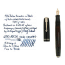 RARE 1936 PARKER VACUMATIC RETICULATED WEB DOUBLE JEWEL FOUNTAIN PEN RESTORED OFFERED BY ANTIQUE DIGGER