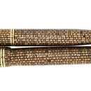 1936 PARKER GOLDEN WEB DOUBLE JEWEL VACUMATIC FOUNTAIN PEN & PENCIL SET RESTORED OFFERED BY ANTIQUE DIGGER