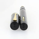 CIRCA 1936 WATERMAN DE LUXE INK-VUE JET BLACK 14K KEYHOLE FLEX NIB FOUNTAIN PEN RESTORED OFFERED BY ANTIQUE DIGGER