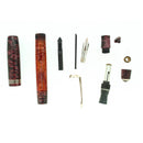 1937 PARKER VACUMATIC BURGUNDY PEARL DOUBLE JEWEL STANDARD SIZE FOUNTAIN PEN RESTORED OFFERED BY ANTIQUE DIGGER