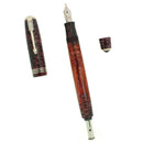 1937 PARKER VACUMATIC BURGUNDY PEARL DOUBLE JEWEL STANDARD SIZE FOUNTAIN PEN RESTORED OFFERED BY ANTIQUE DIGGER