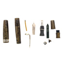 1937 PARKER VACUMATIC GOLDEN PEARL SENIOR MAXIMA DOUBLE JEWEL FOUNTAIN PEN RESTORED OFFERED BY ANTIQUE DIGGER