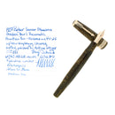 1937 PARKER VACUMATIC GOLDEN PEARL SENIOR MAXIMA DOUBLE JEWEL FOUNTAIN PEN RESTORED OFFERED BY ANTIQUE DIGGER