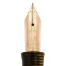 1937 PARKER VACUMATIC GOLDEN PEARL SENIOR MAXIMA DOUBLE JEWEL FOUNTAIN PEN RESTORED OFFERED BY ANTIQUE DIGGER