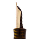 1937 PARKER VACUMATIC GOLDEN PEARL SENIOR MAXIMA DOUBLE JEWEL FOUNTAIN PEN RESTORED OFFERED BY ANTIQUE DIGGER