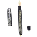 1937 PARKER SILVER ROYAL CHALLENGER SWORD CLIP LARGE SIZE FOUNTAIN PEN RESTORED OFFERED BY ANTIQUE DIGGER
