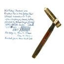 1937 PARKER GOLDEN PEARL VACUMATIC STANDARD DOUBLE JEWEL FOUNTAIN PEN RESTORED OFFERED BY ANTIQUE DIGGER