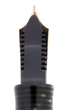 RARE 1937 PARKER SENIOR MAXIMA SILVER PEARL VACUMATIC CAP BAND FOUNTAIN PEN RESTORED OFFERED BY ANTIQUE DIGGER