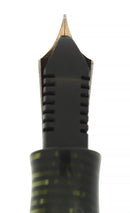 1937 PARKER VACUMATIC EMERALD PEARL DJ MAJOR STAR CLIP FOUNTAIN PEN RESTORED OFFERED BY ANTIQUE DIGGER