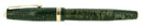 1937 PARKER VACUMATIC EMERALD PEARL DJ MAJOR STAR CLIP FOUNTAIN PEN RESTORED OFFERED BY ANTIQUE DIGGER