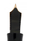 1937 PARKER JET BLACK SENIOR MAXIMA VACUMATIC FOUNTAIN PEN RESTORED OFFERED BY ANTIQUE DIGGER