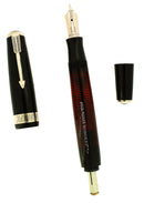 1937 PARKER JET BLACK SENIOR MAXIMA VACUMATIC FOUNTAIN PEN RESTORED OFFERED BY ANTIQUE DIGGER